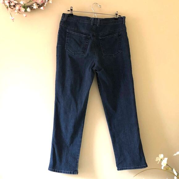 Gloria Vanderbilt Jeans High Waist  Amanda Dark Wash Size 10 Short - Picture 2 of 6